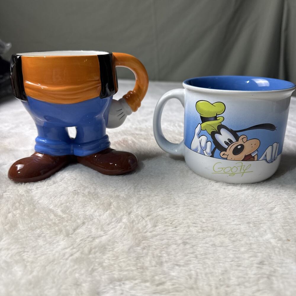 Disney Parks Goofy Pants Bottom Legs Mug Set Of 2 Walt Disney World